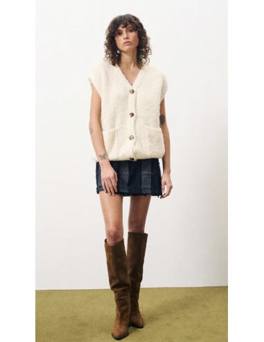 Gilet Creme 24003